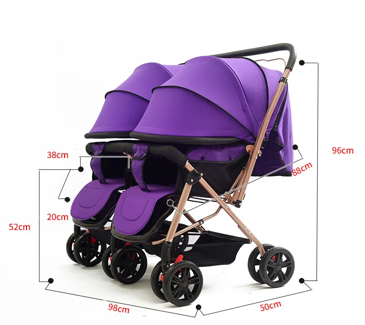 Multifunctional Double Baby Stroller For Twins Boys And Girls Buy