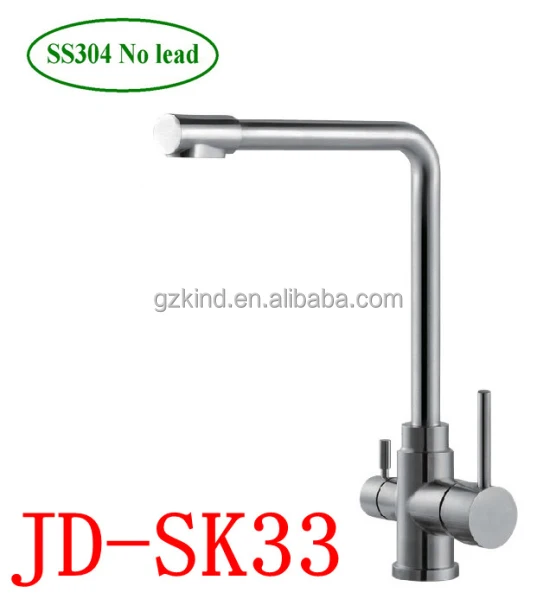 Double Handle Pure Water Kitchen Sink Faucet Buy Kitchen Sink
