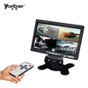7 Inch Digital Quad/4 Split Screen AV/Aviation Input LCD TFT Car Monitor TV
