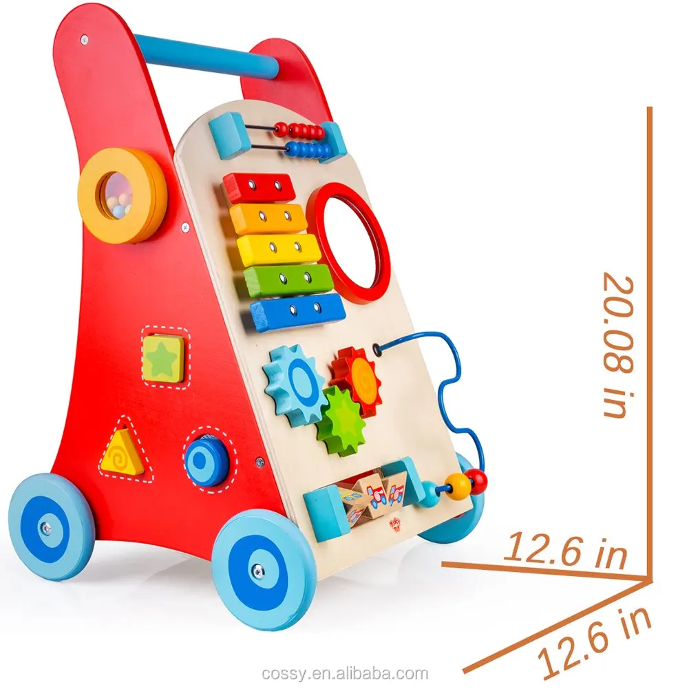 cossy wooden baby walker