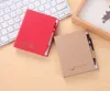 Wholesale sticky note set, high quality custom logo design printing notebook with pen