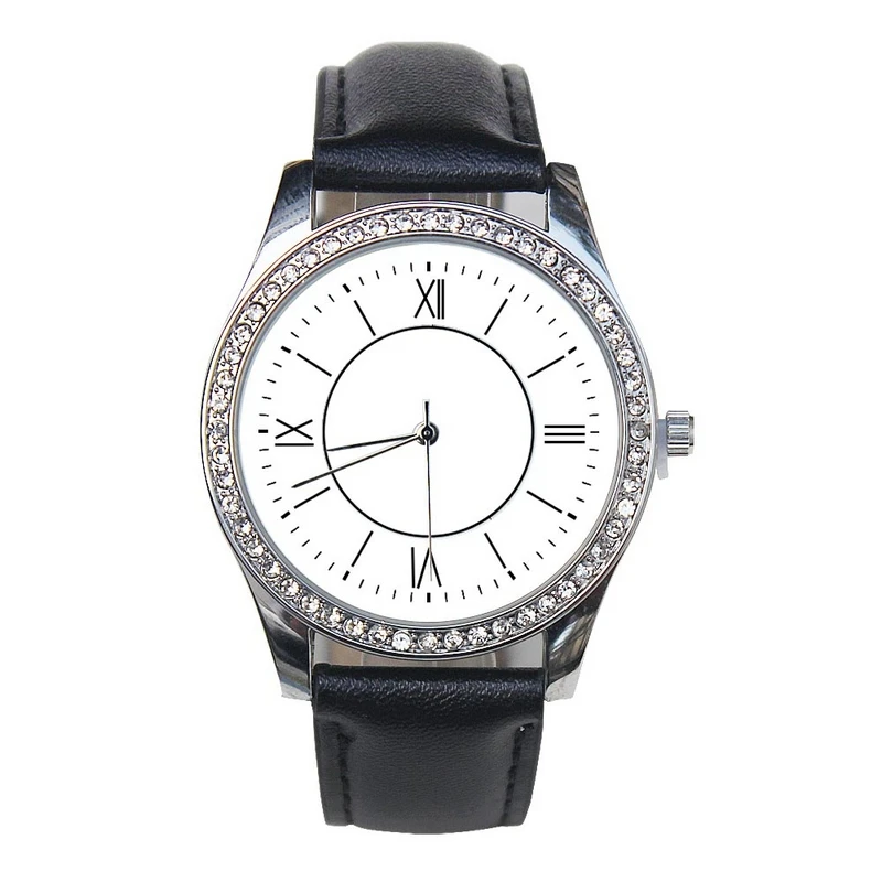 Difful Japan Movt Quartz Watch Diamond Stainless Steel Gemstone Lady