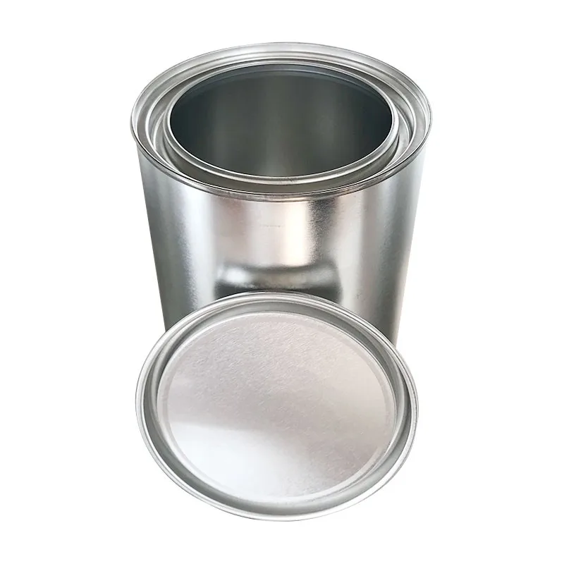 1l Lever Lid Paint Metal Tin Can/tin Pail Packaging Glue Or Paint - Buy ...