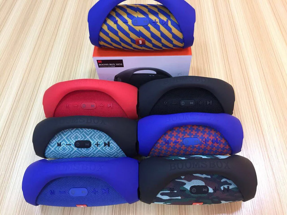 Portable Boombox Wireless Speaker Splash-proof Stereo Bluetooths Speakers with microphone for Smartphone - ANKUX.COM
