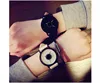 AliExpress 2019 Hot fashion creative women men quartz-watch BGG brand unique dial lovers' watch top leather wristwatches clock
