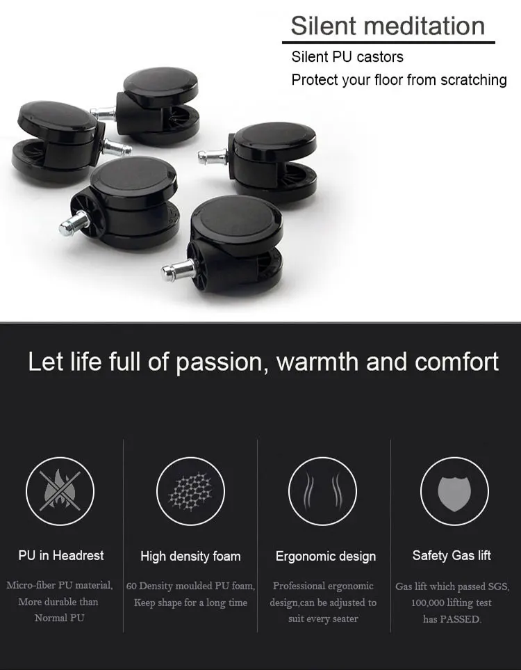 Swivel Chair Office Commercial Furniture Modern Black Arm Chair.jpg