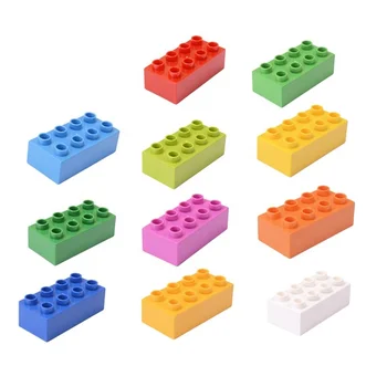 10 ピース ロット高大型ビルディングブロックスペアパーツ 2 4 高いビッグサイズブロック 8 ドット高いレンガ互換性レゴとブロックおもちゃ Buy ブロック レンガ おもちゃ Product On Alibaba Com