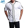 Custom Design Slim Fit Button Tackle Twill Baseball Jersey