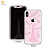 2018 Hot selling 9H High transparency Cartoon holographic image tempered glass screen protector for iPhone X