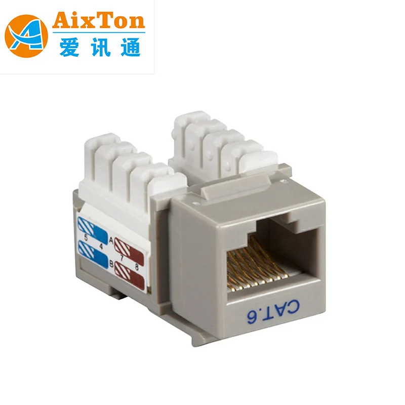 Модуль keystone jack кат 5e. Крепление для Keystone Jack на din-рейку. Connection Box Cat 5e.