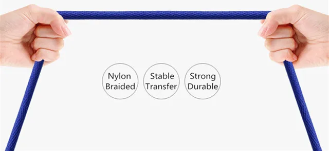 Nylon Braided With Spring Charge Cable Usb Type Cable Sync Data And Charge /Micro Usb Data Cable For Apple