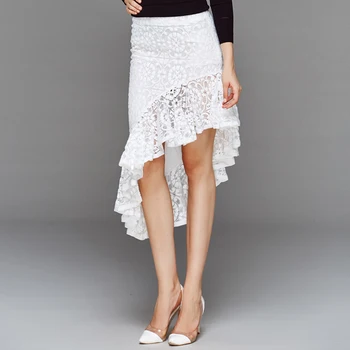 Summer New Fashion Latest Design Ladies White Lace Sexy Skirts Short ...