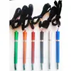 string cord touch Handset capacitor Hanging rope Handwritten pen Rope Mobile phone pen sling Stylus Ballpoint Pen