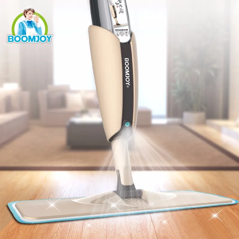 Boomjoy Aluminium Extensible Spray Mop Stick With Extensible Steel Mop