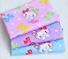 New Design Popular 100% Cotton fabric with Hello kitty printed