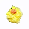 Custom wholesale animal form plush kids bath ball sponges for daily life body cleaning
