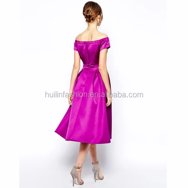 midi length formal dresses