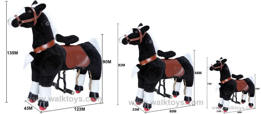 adult ride on horse toy