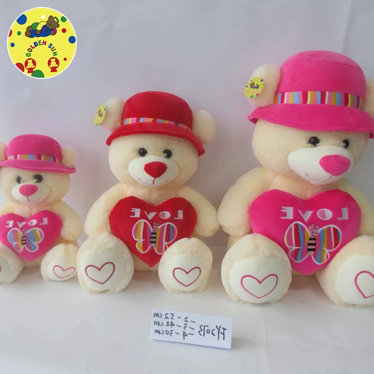 High Quality Custom Valentine Day Cute Teddy Bear Plush Toy - Buy Plush