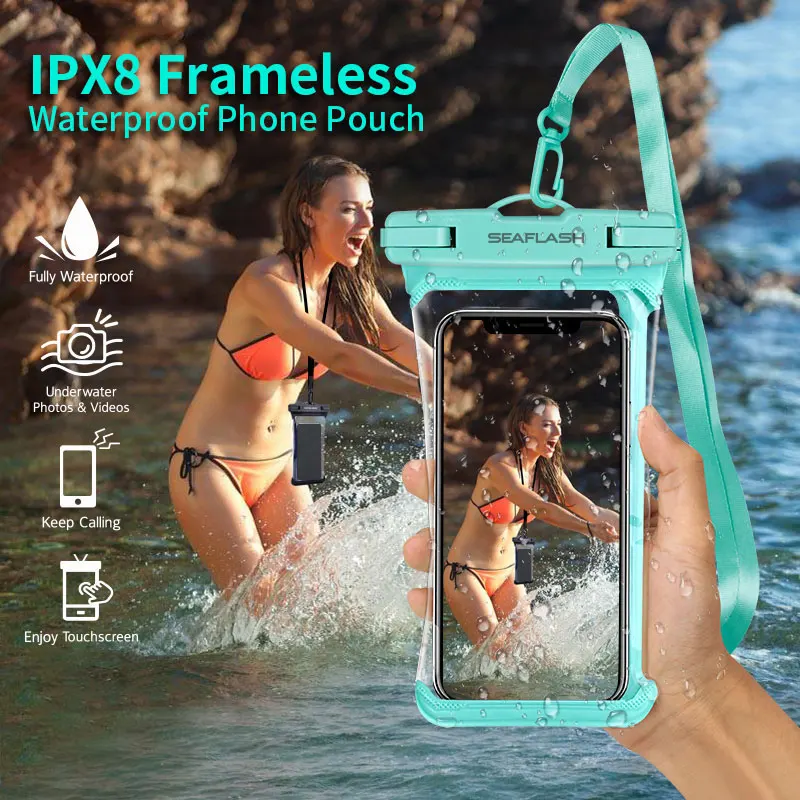 New Design Mobile Phone Accessories Beach/swimming Pool IPX8 Waterproof Cell Phone Case