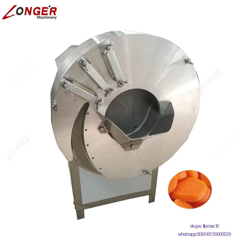Industrial Automatic Garlic Slicer Carrot Julienne Cutting Machine