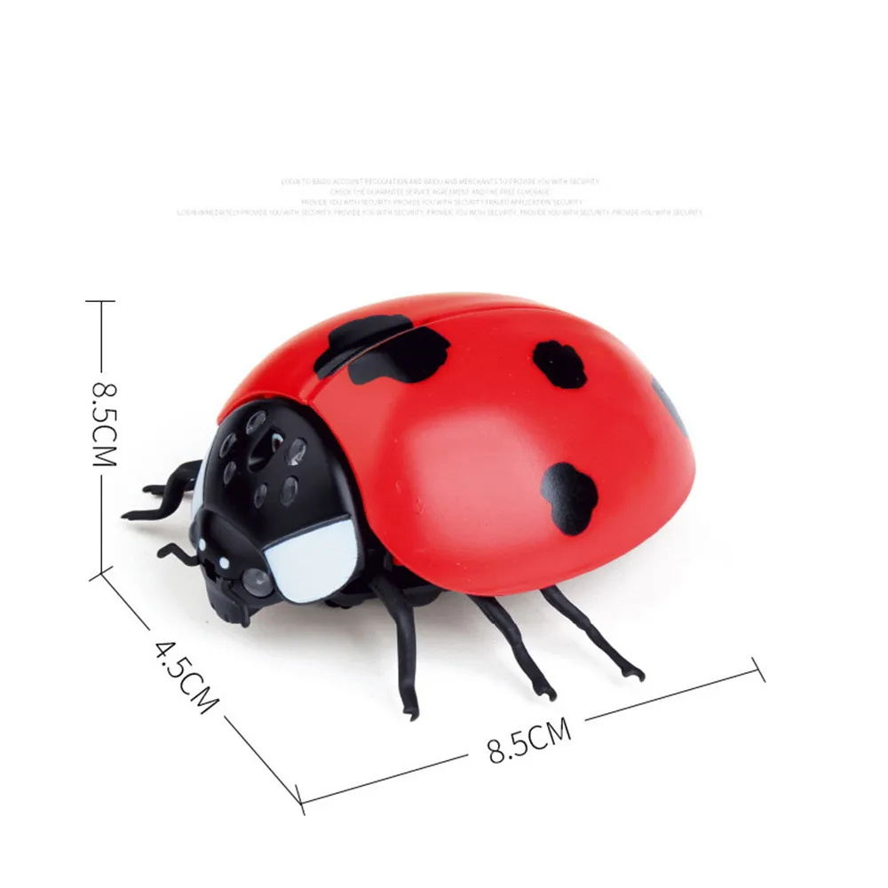 Rc Ladybug Toy Remote Control Mock Fly Prank Insects Joke Scary Tricky