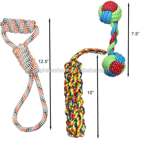 Assortment Dog Toy 12 Pack Set Pet Toys Gift Set Ball Rope And Chew