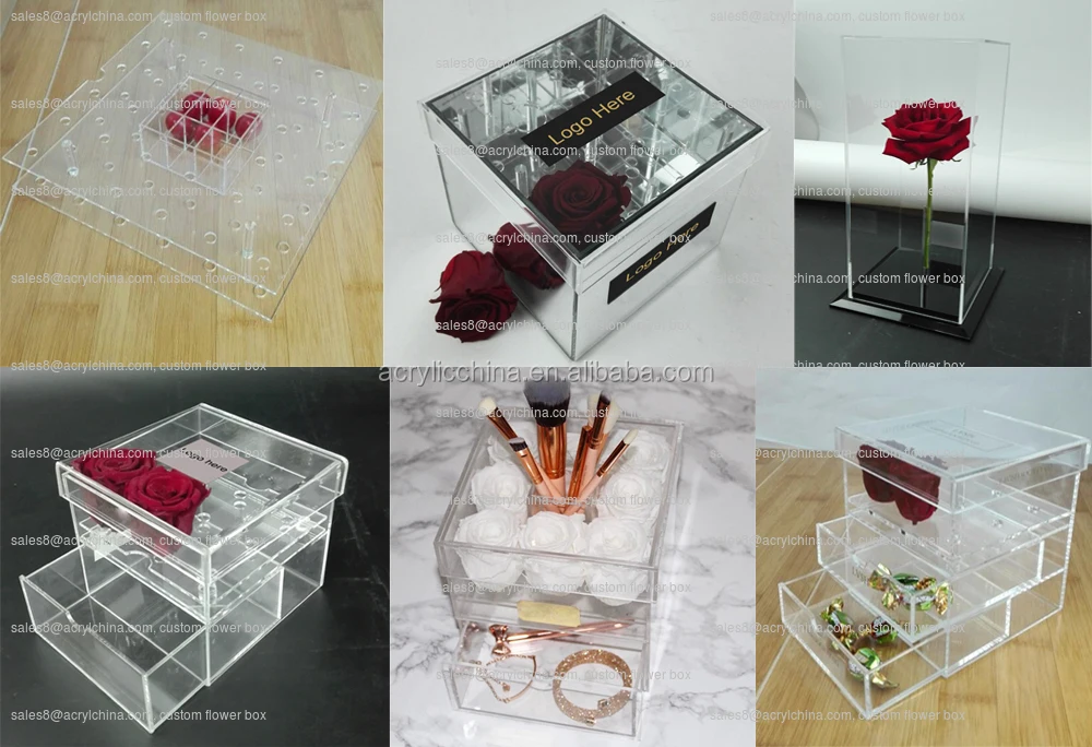 Custom Clear Acrylic Car Tissue Box Holders Tissue Dispenser Box ...