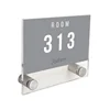 Double Panel Acrylic House Sign Frame Modern Acrylic Home Number Plaque Frame