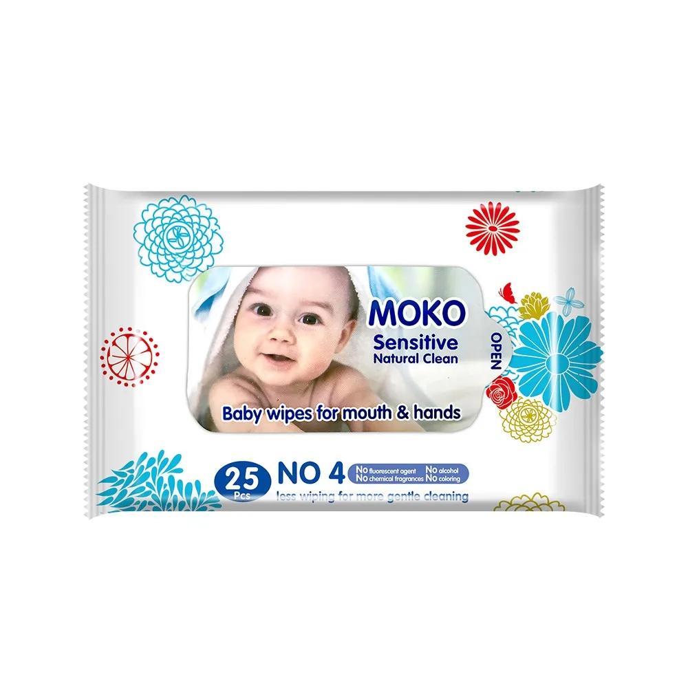 Hot Selling Super Affordable 100pcs Wet Wipes For Baby Sensitive Wholesale 99 Water Mouth Hand