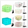 3x3x3 glow in the dark Chinese characteristics Mahjong Magic Cubes Speed Puzzle Smooth Transparent Educational Toys