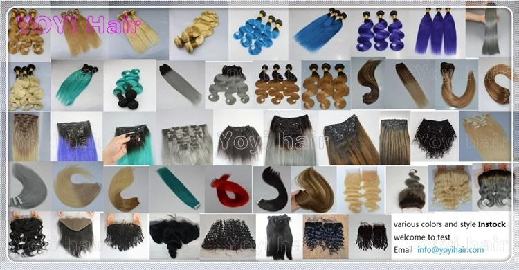 afro kinky blow out clip hair extension