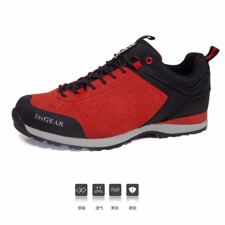 Insg Durable Waterproof Outdoor Hiking Boots High Top Trekking And