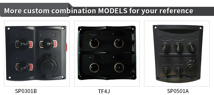 Hot Sale led rocker switch panel For 12V 24V Car Boat Marine