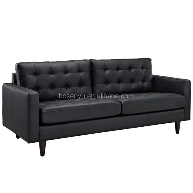 Modern Furniture Sofa Navy Blue Rexine Fabric Modern Furniture Sofa Navy Blue Rexine