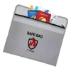 15 x 11 Inches Non-Itchy Silicone Coated Fire Resistant Storage Pouch Safe Fireproof Bag for Money Documents Laptop