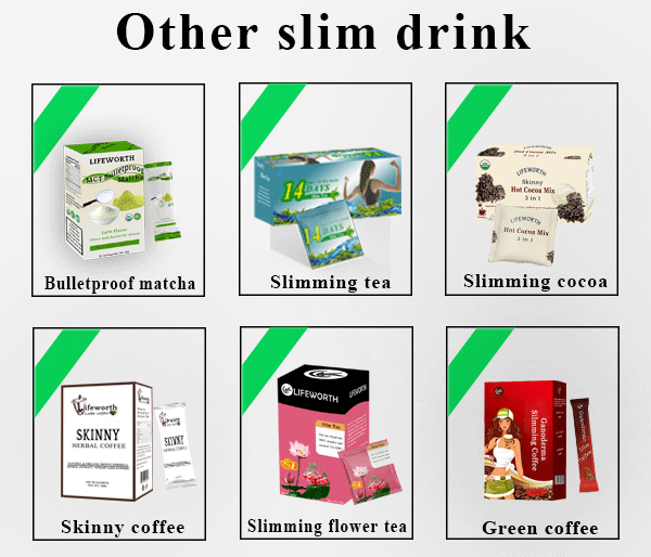 Lifeworth green matcha tea powder with slimming herbs - 4uTea | 4uTea.com