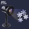 Auto Rotating garden lamp snowflake heart star party holiday living christmas light laser light for house decoration