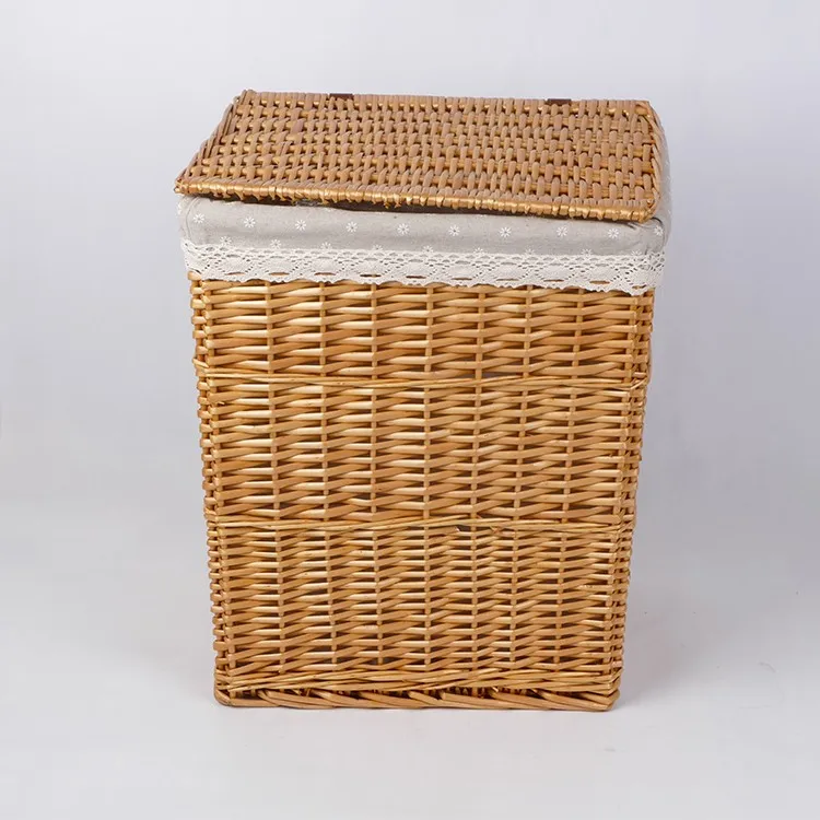 large white wicker storage baskets