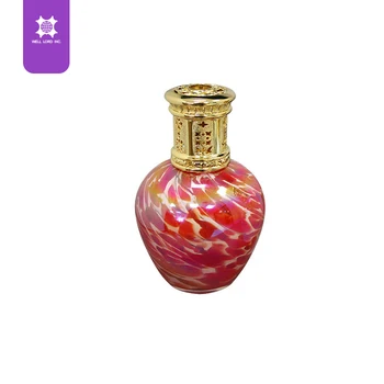 Verrassend Schattige Mooie Vintage Design Rode Roze Kleine Glazen Fles Parfum XU-13