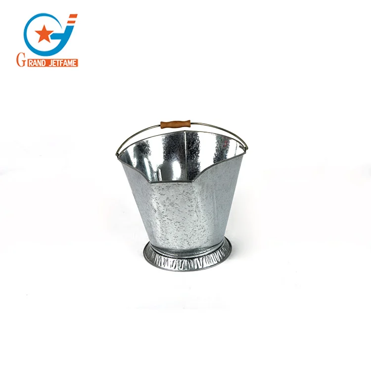 Fireplace Zinc Ash Bucket Iron Galvanized Coal Hod Buy