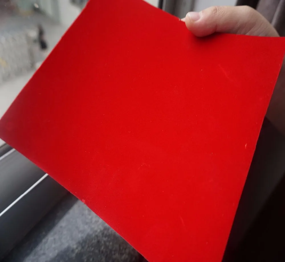 Clear Pvc Plastic Flocked Velvet Sheet Rolls With Great Price Buy