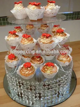 Csd 26 3 Tier Hanging Crystal Cake Stands For Wedding Cakes Buy