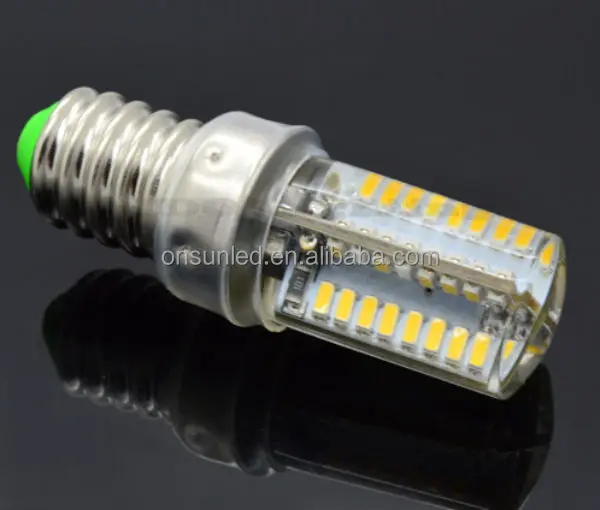 High quality silicone 3W 200 LM 360degree smd 3014 e14 led lamp