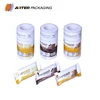 custom gravure printing plastic food grade chocolate candy/ energy/ cereal snack bar packaging bag wrapper