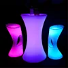 LED table lamp usb Plastic Round Shape Wedding coffee table led