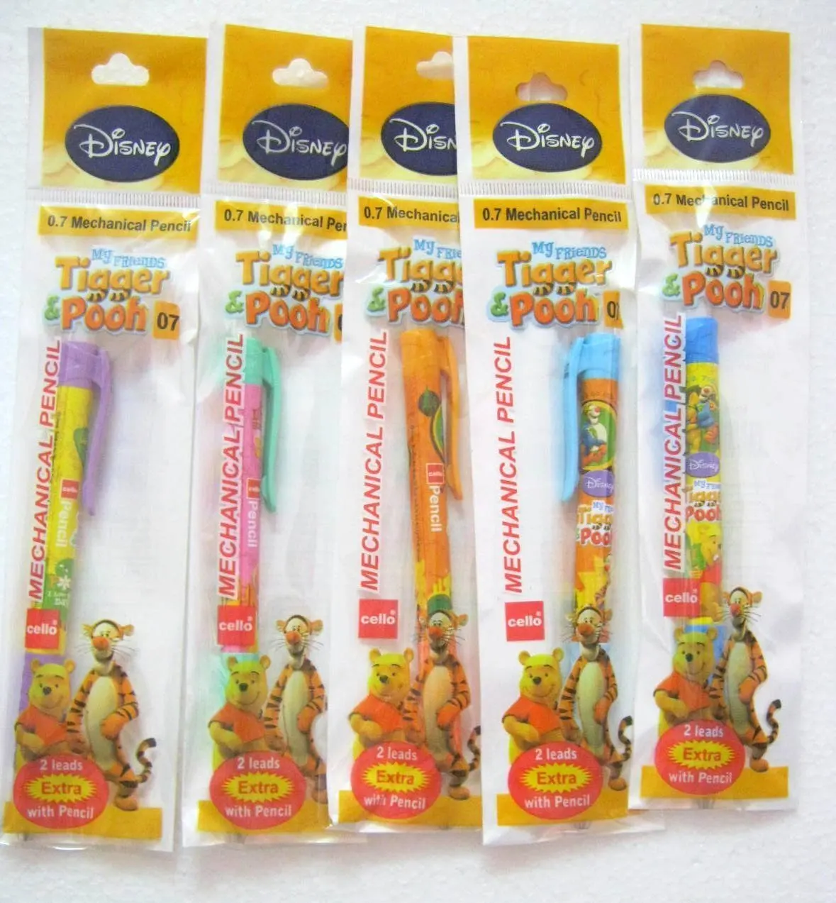 Buy New Set Of 5 Cello Disney Tigger Pooh 0 7mm Mechanical Pencil India In Cheap Price On Alibaba Com