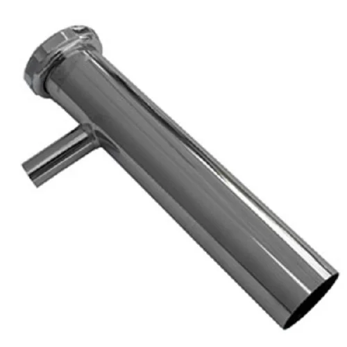 
1-1/2 Inch x 8 Inch Dishwasher Disposal Branch Tailpiece With 5/8 Outlet 