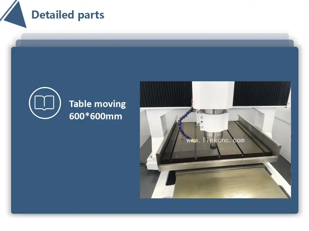 Efficient hot sale metal cnc mold making cnc milling 3d metal machine 6060 9060/hobby cnc router