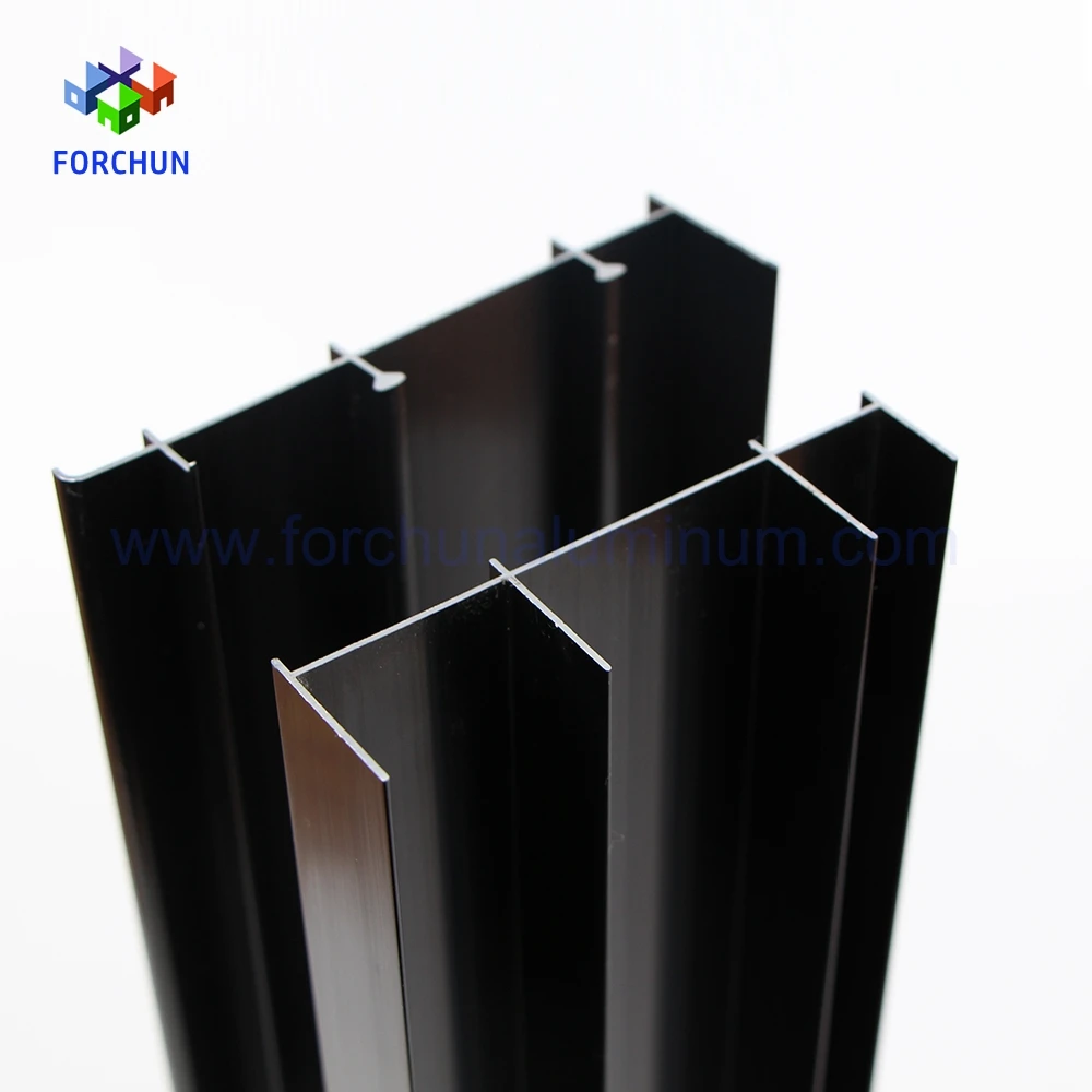 High Quality Black Anodized Aluminium Extrusion Profiles